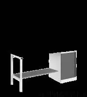 Верстак серии ВР с тумбой с дверцей и 1 ящиком, 1200x630