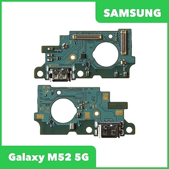 Системный разъем (разъем зарядки) для Samsung Galaxy M52 5G SM-M526, микрофон