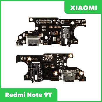 Системный разъем (разъем зарядки) для Xiaomi Redmi Note 9T, разъем гарнитуры и микрофон