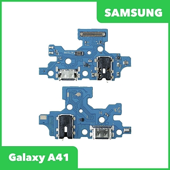 Системный разъем (разъем зарядки) для Samsung Galaxy A41 (A415F) и разъем гарнитуры, микрофон