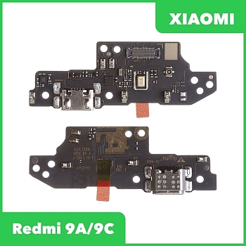 Разъем зарядки для телефона Xiaomi Redmi 9A, 9C и микрофон