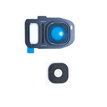 Стекло камеры Samsung G930F (S7) черное