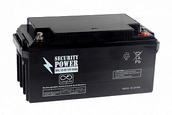 Аккумуляторная батарея Security Power SPL 12-65, 12В, 65Ач