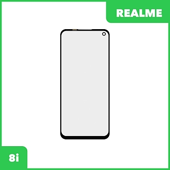 Стекло для переклейки дисплея Realme 8i, черный