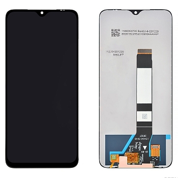Дисплей (экран в сборе) для телефона Xiaomi Poco M3, Redmi 9T, черный (copy LCD)